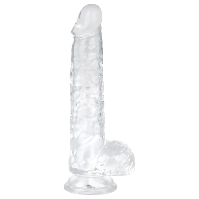 EasyToys - herés dildó - 13,5 cm (átlátszó)