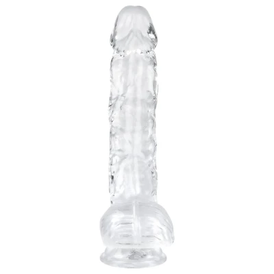EasyToys - herés dildó - 13,5 cm (átlátszó)