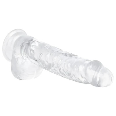 EasyToys - herés dildó - 13,5 cm (átlátszó)