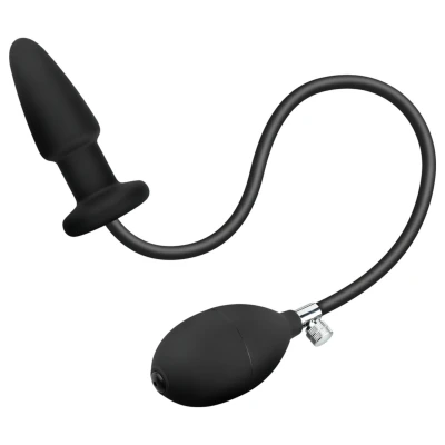 EasyToys - pumpálható anál plug (fekete)