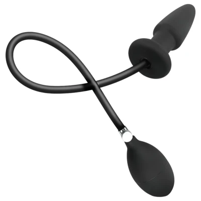 EasyToys - pumpálható anál plug (fekete)