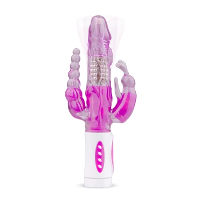 EasyToys Raving Rabbit - 3 ágú csiklókaros vibrátor (pink)