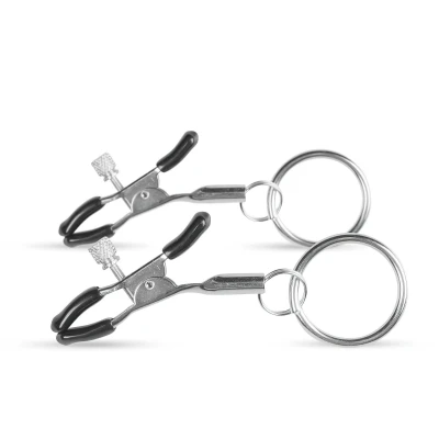 EasyToys Small Ring - gyűrűs bimbócsipesz, BDSM kiegészítő (2 db)