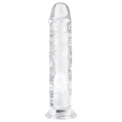 EasyToys - zselés dildó - 18 cm (átlátszó)