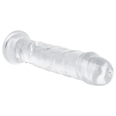 EasyToys - zselés dildó - 18 cm (átlátszó)
