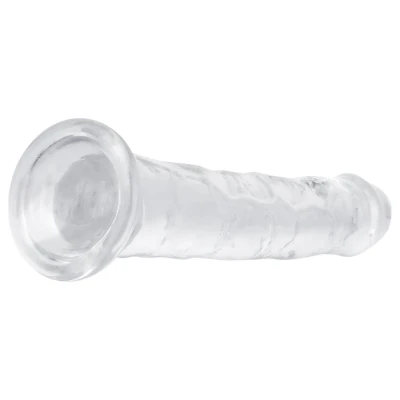 EasyToys - zselés dildó - 18 cm (átlátszó)