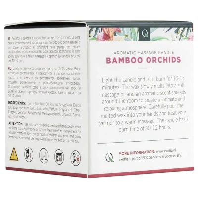 Exotiq Bamboo Orchids - illatos masszázsgyertya (60 g)