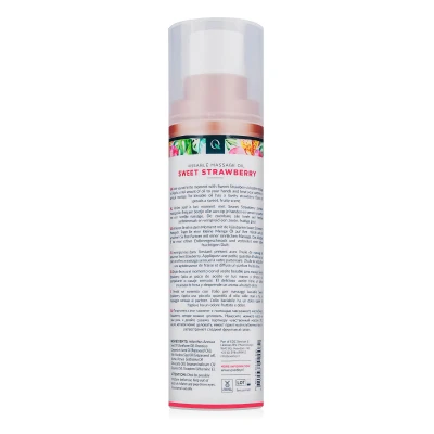 Exotiq - erotikus masszázsolaj eper illattal (100 ml)