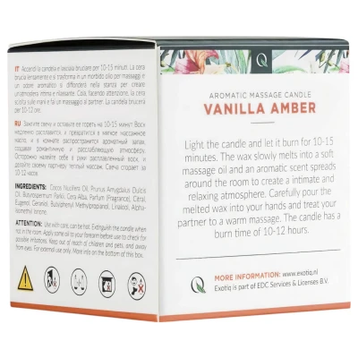 Exotiq - masszázsgyertya - vanília-amber (60 g)