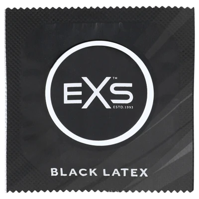 EXS Black - fekete óvszer (48 db)