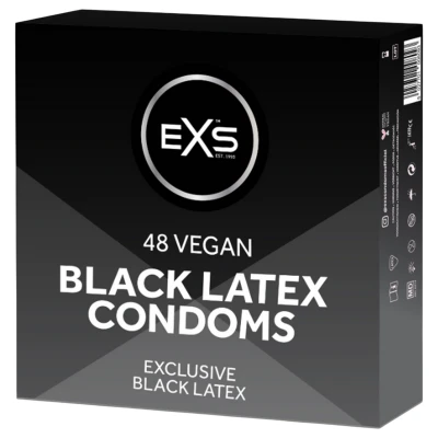 EXS Black - fekete óvszer (48 db)