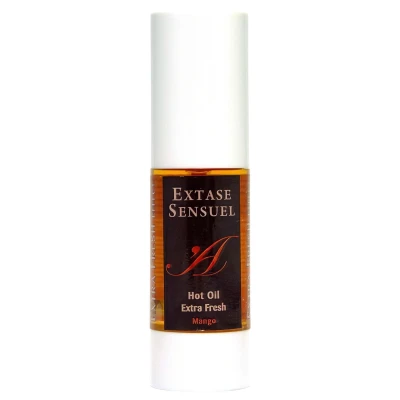 Extase Sensuel - hűsítő-melegítő masszázsolaj mangó illattal (30 ml)