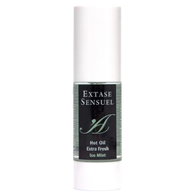 Extase Sensuel - hűsítő-melegítő masszázsolaj (menta, 30 ml)