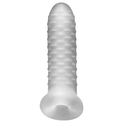 Perfect Fit - Fat Boy Checker Box - péniszköpeny (15 cm, fehér)
