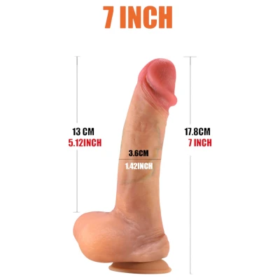 FeelSkin - natúr ultra realisztikus dildó (18 cm)