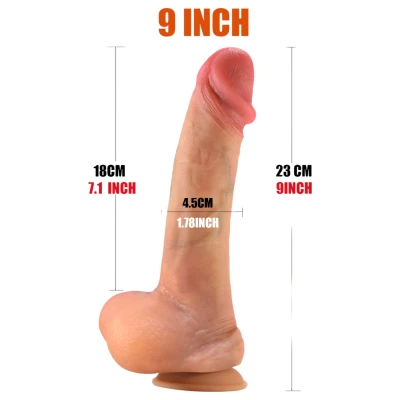 FeelSkin - natúr ultra realisztikus dildó (23 cm)