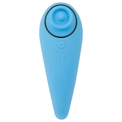 FEELZTOYS Femmegasm - akkus 2in1 csiklóizgató és G-pont vibrátor (kék)