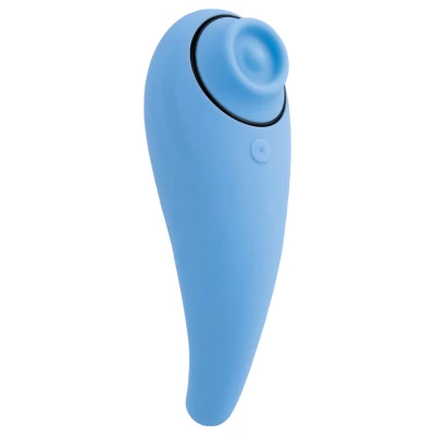 FEELZTOYS Femmegasm - akkus 2in1 csiklóizgató és G-pont vibrátor (kék)