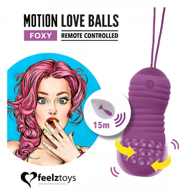 FEELZTOYS Foxy - vízálló vibrotojás (lila)