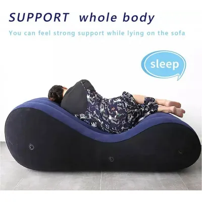 Desirel Magic Pillow - felfújható szex szófa - nagy (kék)