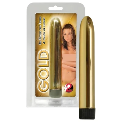 You2Toys GOLD - fokozatmentes rezgésű rúdvibrátor (arany)