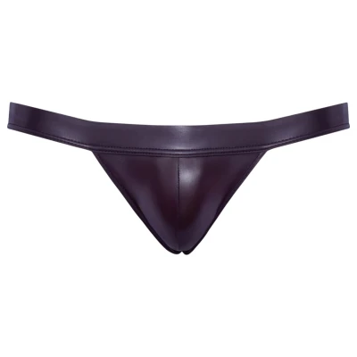 Svenjoyment - fényes jock strap férfi alsó (fekete)