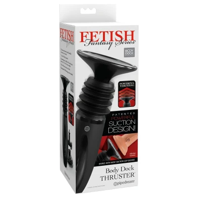 Fetish Fantasy Body Dock Thruster - lökő adapter dildóhoz, szexgép (fekete)