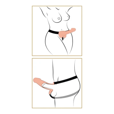 Pipedream - Fetish Strap-on 9 - felcsatolható dildó (testszínű)
