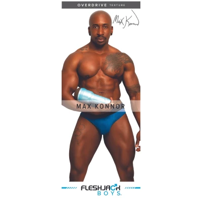 Fleshjack Max Konnor - élethű anál maszturbátor (barna)