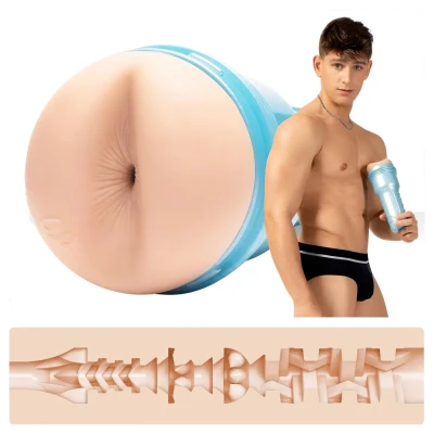 Fleshjack Reno Gold - élethű anál maszturbátor (testszínű)