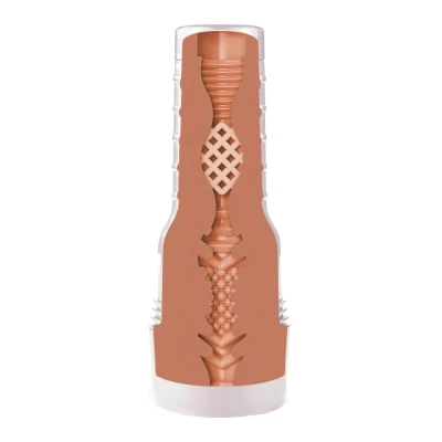 Fleshlight Autumn Falls Cream - élethű vagina maszturbátor (testszínű)