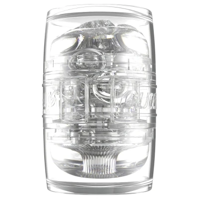 Fleshlight Quickshot Autumn Falls - kétvégű utazó maszturbátor (átlátszó)