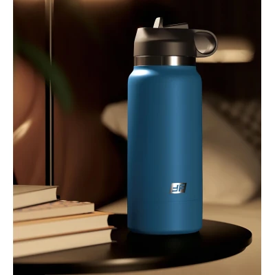 PDX Fuck Flask Private Pleaser - művagina maszturbátor kulacsban (kék-barna)