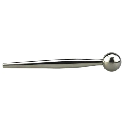 FukR - ezüst fém, gömbös húgycsőrúd dilátor (8 cm)