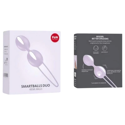 Fun Factory Smartballs Duo - gésagolyó kegel tréner belső golyóval (lila)