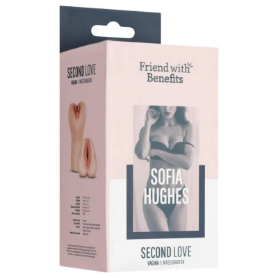 FWB - Sofia Hughes élethű műpunci, maszturbátor férfiaknak (testszínű)