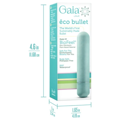 Gaia Eco M - környezetbarát rúdvibrátor (türkiz) - közepes