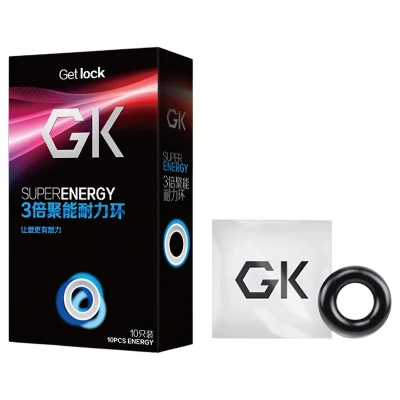 Get Lock Donut Rings - rugalmas péniszgyűrű készlet - 10 db
