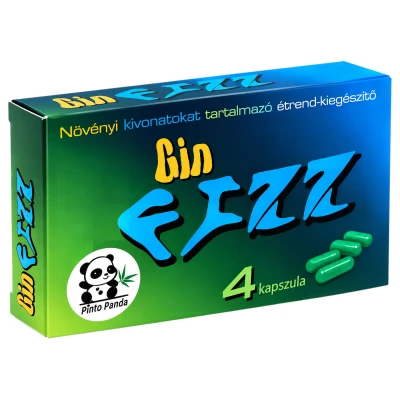 Gin FIZZ Plus - ginzeng tartalmú étrend-kiegészítő kapszula (4 db)