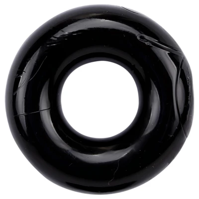 GK Power Donut Rings Over Sized - vastag, rugalmas péniszgyűrű (fekete)
