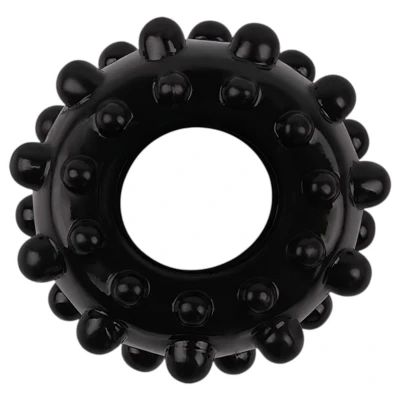 GK Power Gear Up - fogaskerék péniszgyűrű szett (fekete)