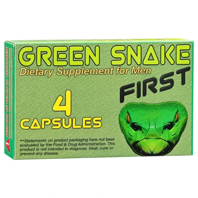 Green Snake First - étrend-kiegészítő kapszula férfiaknak (4 db)
