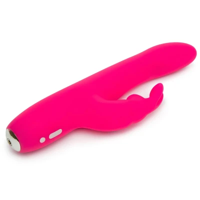 Happyrabbit Curve Slim - vízálló nyuszis csiklókaros vibrátor (pink)