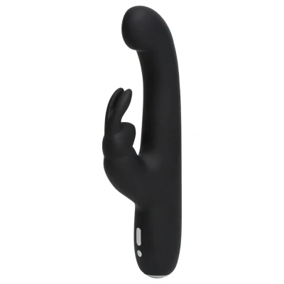 Happyrabbit G-Spot Slim - csiklókaros vibrátor (fekete)