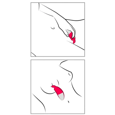 Happyrabbit Knicker - akkus csiklóizgató vibrátor (piros)