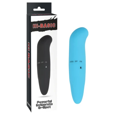 Hi-Basic Powerful Invigorate - G-pont mini vibrátor (kék)
