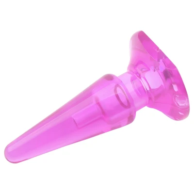 Hi-Basic Sassy - kezdő anál plug (áttetsző rózsaszín)