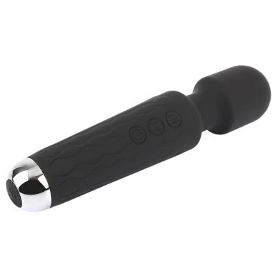 Hi-Basic Wacko Touch - akkus mini masszírozó vibrátor (wand) (fekete)