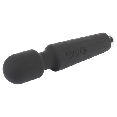 Hi-Basic Wacko Touch - akkus mini masszírozó vibrátor (wand) (fekete)