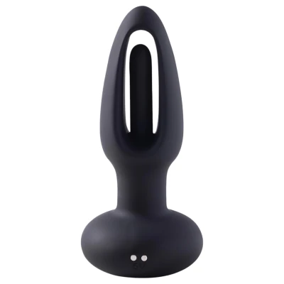 Honey Play Box Snuggy - nyelves anál vibrátor (fekete)